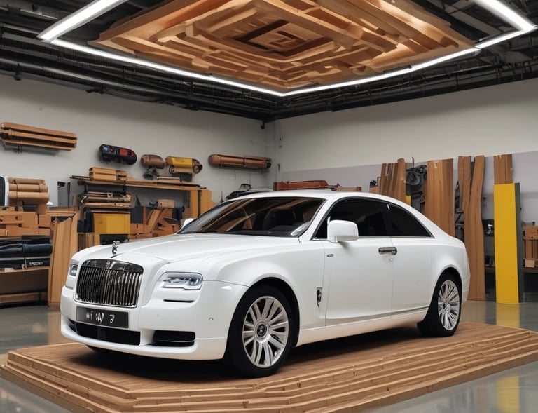 A bold advertising billboard featuring a striking visual and the Beyond Vision logo.