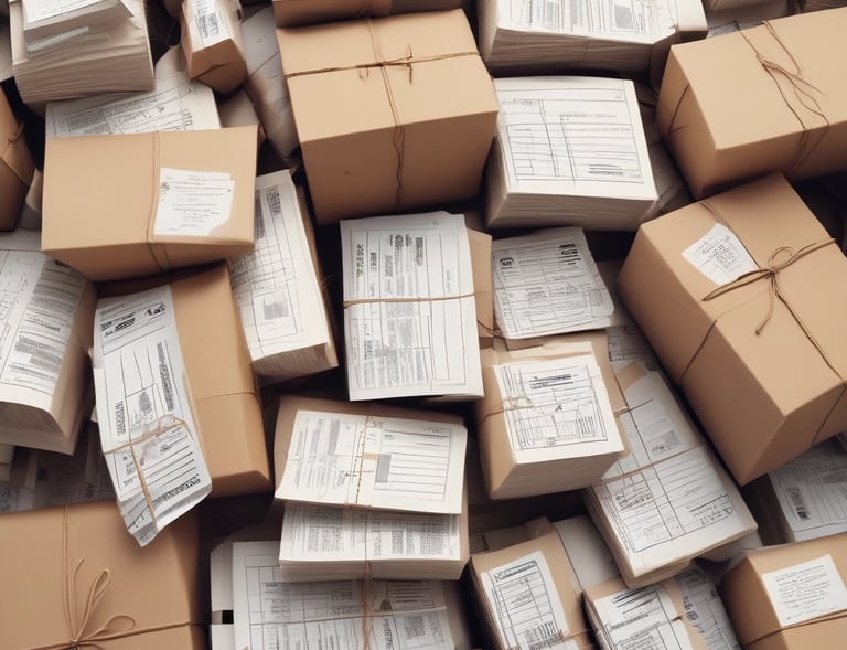 A delivery vehicle from Meenakshi Logistics ready for door-to-door shipment across India.