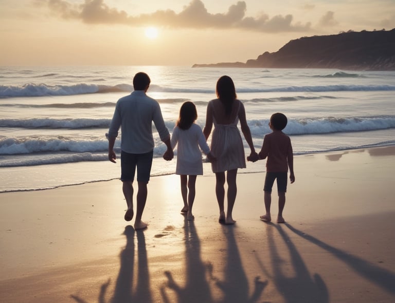 A serene and comforting funeral chapel with soft lighting and floral arrangements.