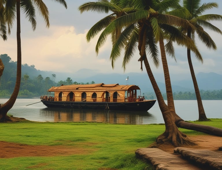 A traveler savoring a traditional meal with locals in a vibrant market setting.