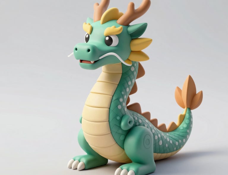 Close-up of a vibrant 3D-printed geometric vase with intricate patterns on a wooden table.