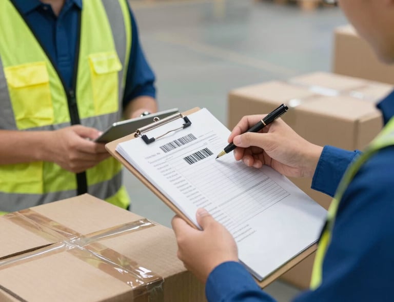 Aerial view of bioflux’s manufacturing plant with clean, organized production lines and storage.