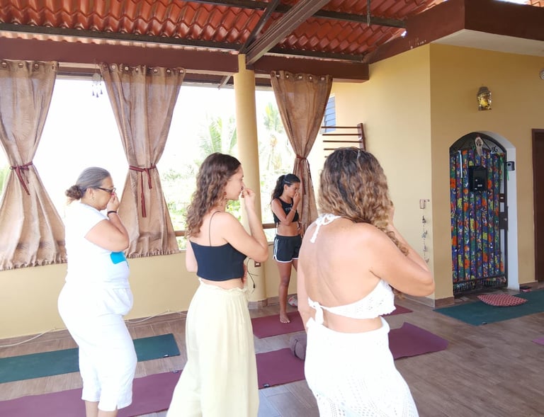 clase de respiración consiente con Manon lambarri