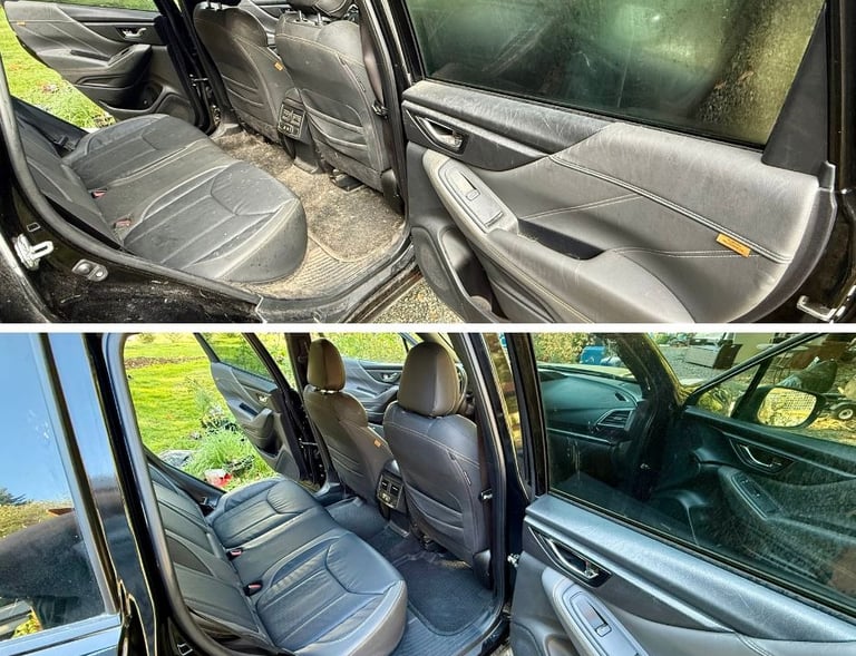 before and after of interior