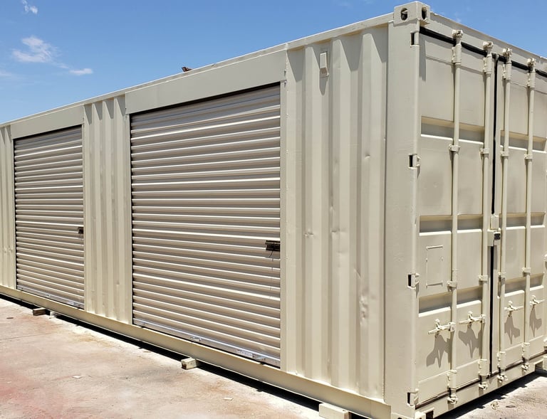 40ft container with roll up doors