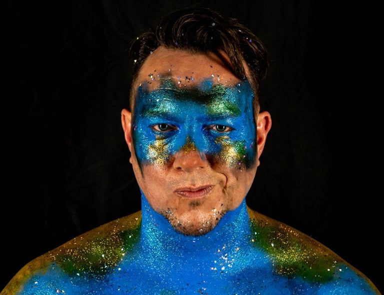 My first assignment at Uni was to produce a self-portrait.