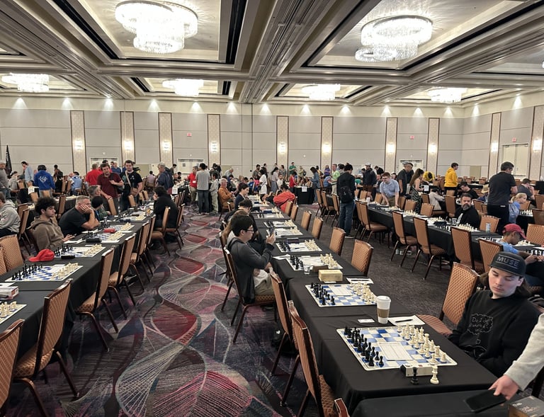 Vegas Chess Festival Tournament with participants ranging in age from 6 to 94 years old.