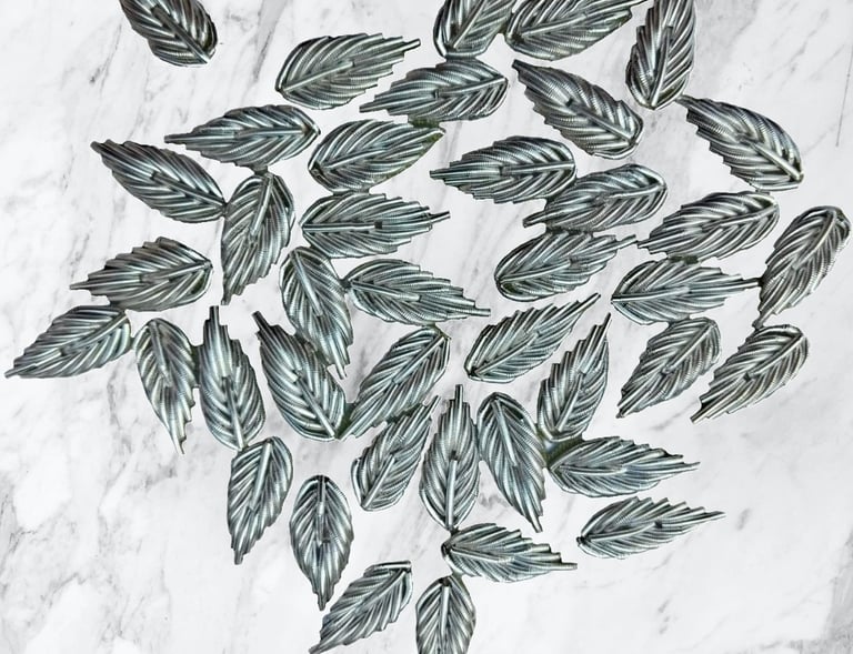 Bridal couture hand embroidery motif with zari and thread work