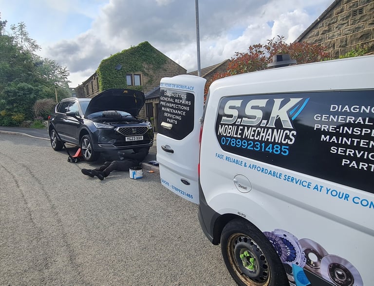 Emergency roadside assistance by SSK Mobile Mechanics in Bradford