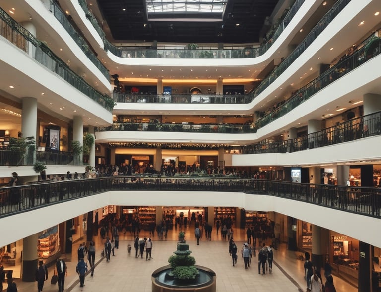 A monochromatic indoor scene featuring a consultation area with a modern design. Two people are seated at a long wooden table, working on laptops, while another person stands nearby. Bookshelves are visible beneath the table, and a sign reads 'Consultation Specialisee'. Overhead lighting and glass partitions add to the contemporary architectural style.