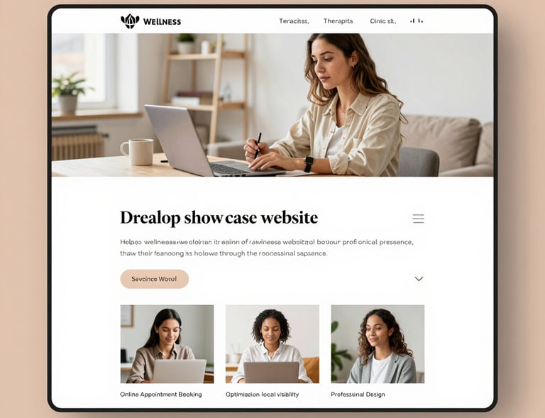 A clean, user-friendly site design for a local café with minimalist navigation and soft grey accents.
