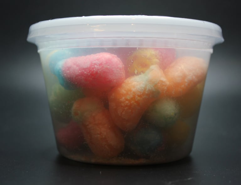 Meteoritez aka Freeze Dried Trolli Sour Brite Worms