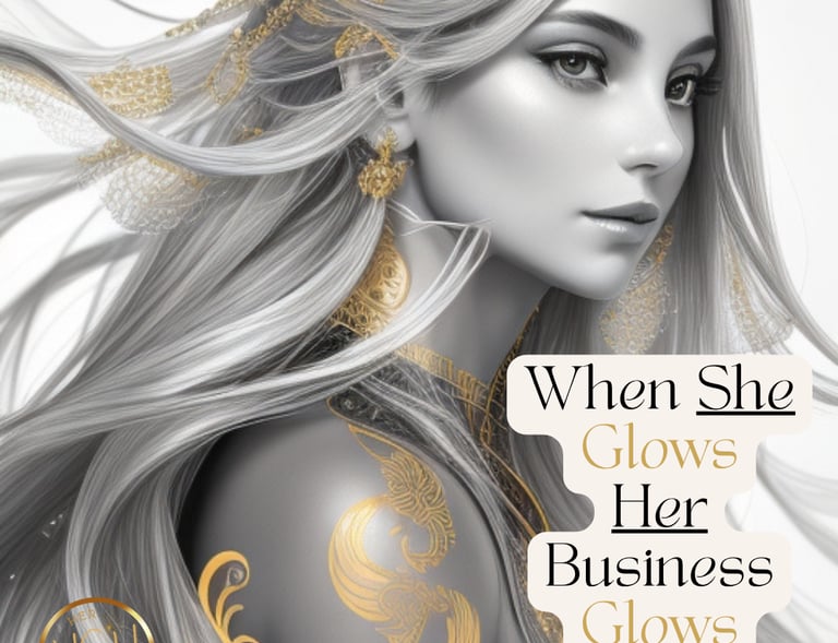 Empowering Quote: When She Glows, Her Business Glows
