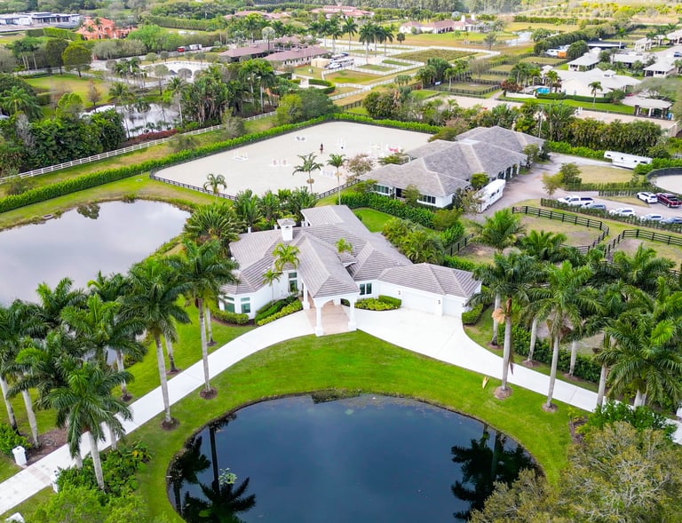Equestrian Farm in Palm Beach Point Wellington Florida