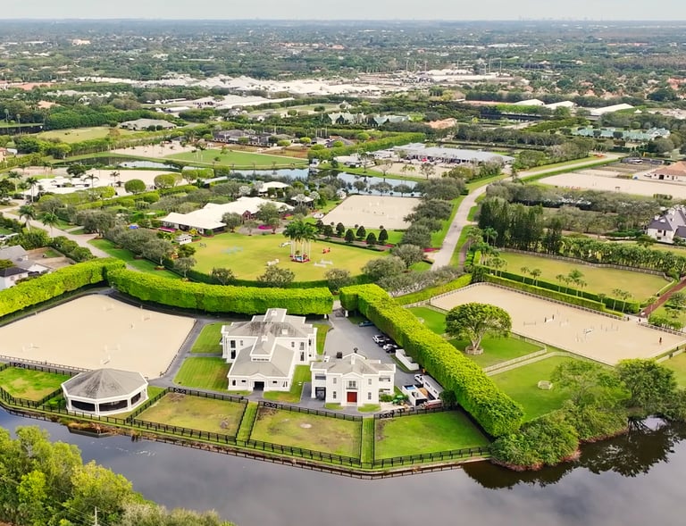 Aerial of Wellington Florida