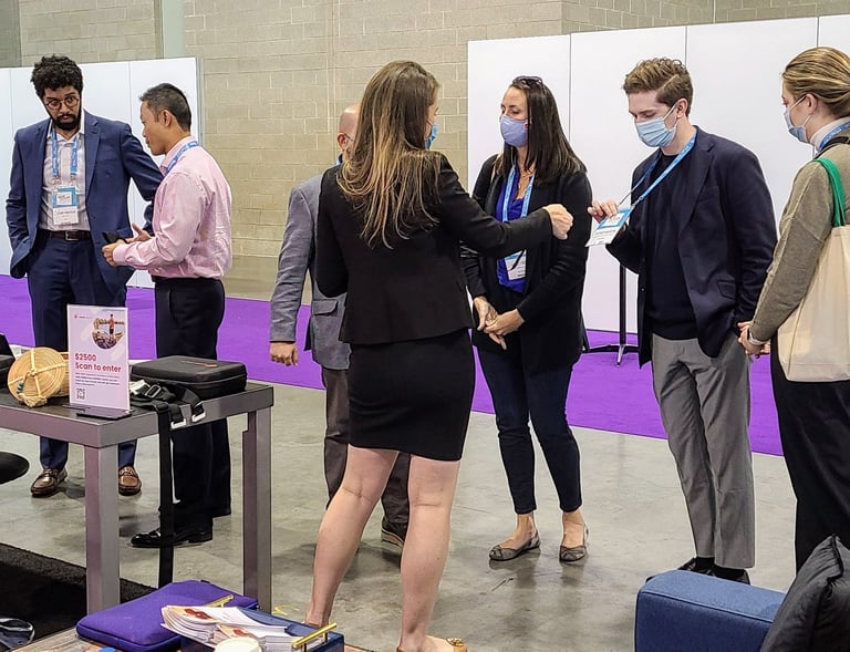 First conference post-pandemic, creating enough sales interest to earn a double-unicorn investment.