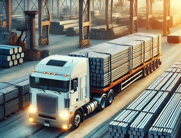 Steel loading in Ludhiana