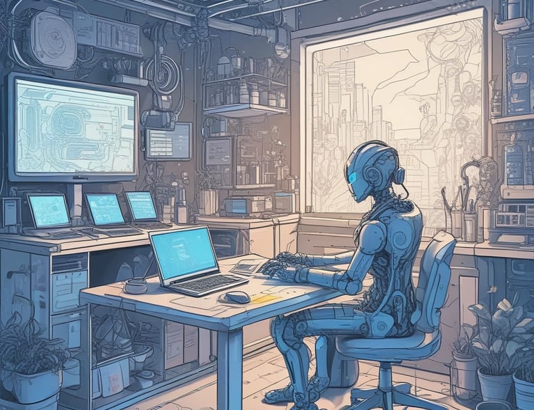 alt="Galería: imagen generada por IA — paisaje futurista"