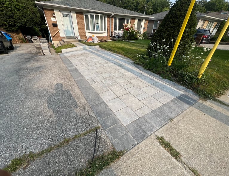 interlock driveway extension