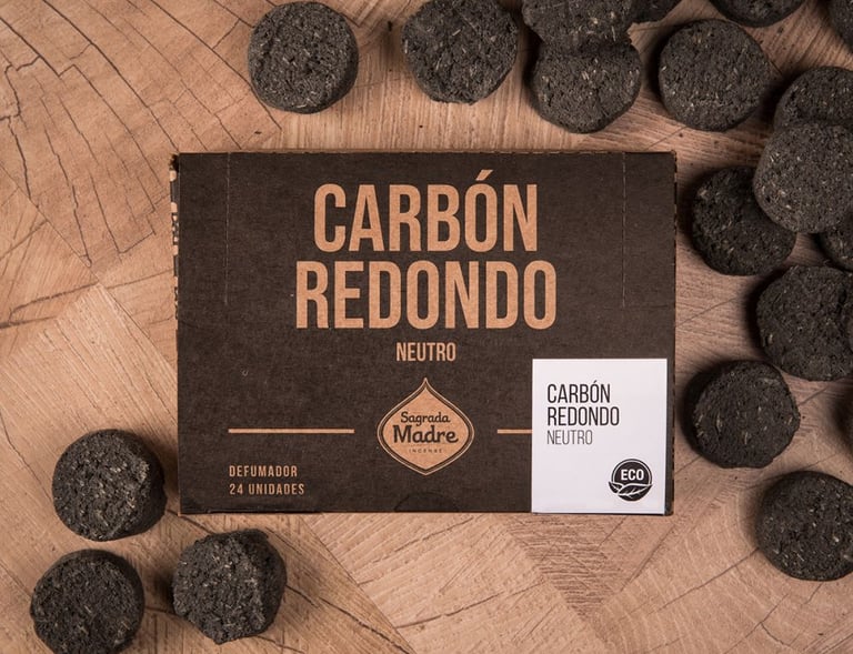 Carbón neutro para quemar inciensos
