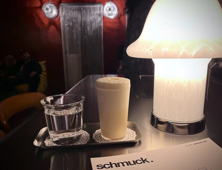 Schmuck NYC – Modern bar with creative cocktails in NYC.