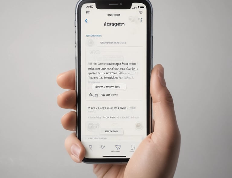 Hands holding a tablet with a clear interface of copiloto IoT assisting decision-making.