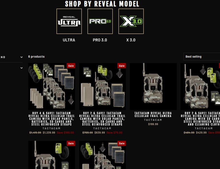 Product bundle layouts created for FreedomUSASales.com by Efraim Dunner