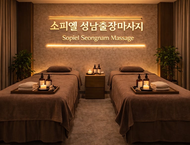 소피엘 성남출장마사지 마사지샵 관리 공간