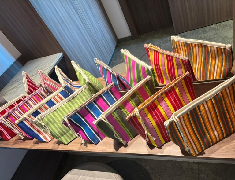 recycled Nylon pouches made in India supplier 