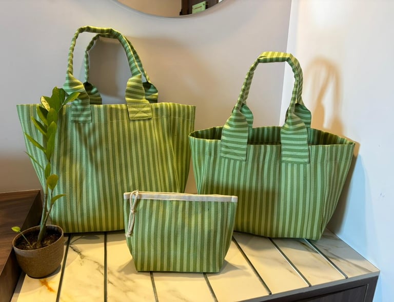 Nylon Market Bags made in India using recycled Nylon