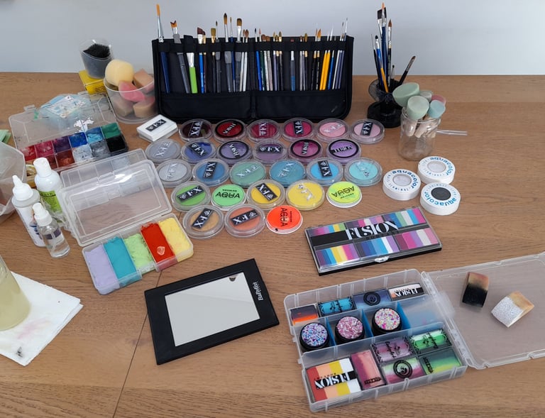 Palette pour animation maquillage Grenoble