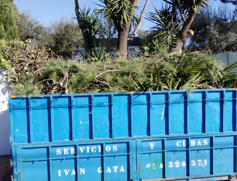 Alquiler de Cubas para Poda y Jardinería en Sevilla y el Aljarafe