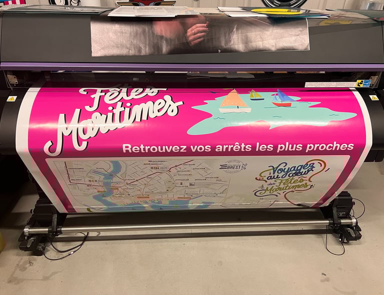 impression Ultra HD 8 couleurs Fêtes Maritimes Brest 2024