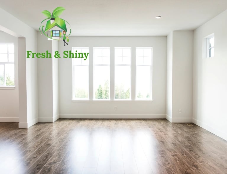 “Fresh & Shiny Cleaning Services December move-in and move-out cleaning offer for Ajax, Pickering, Whitby, Oshawa, and Courti