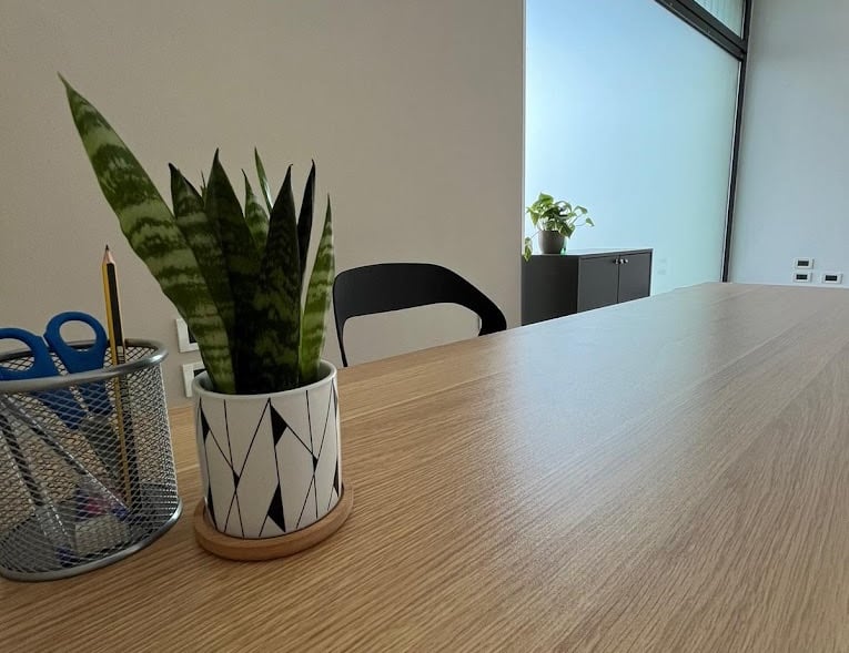 Dettaglio interno dello studio Davide Milani a Camisano Vicentino