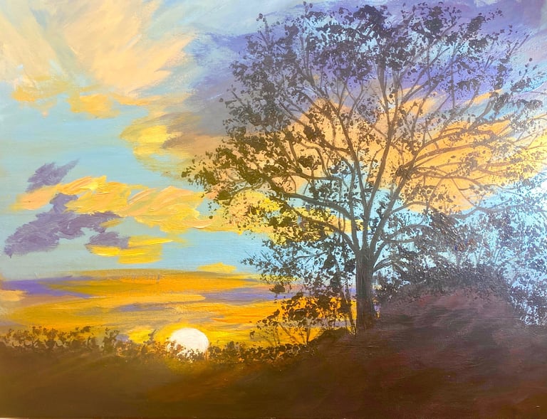 Sunset by Elaine Madere