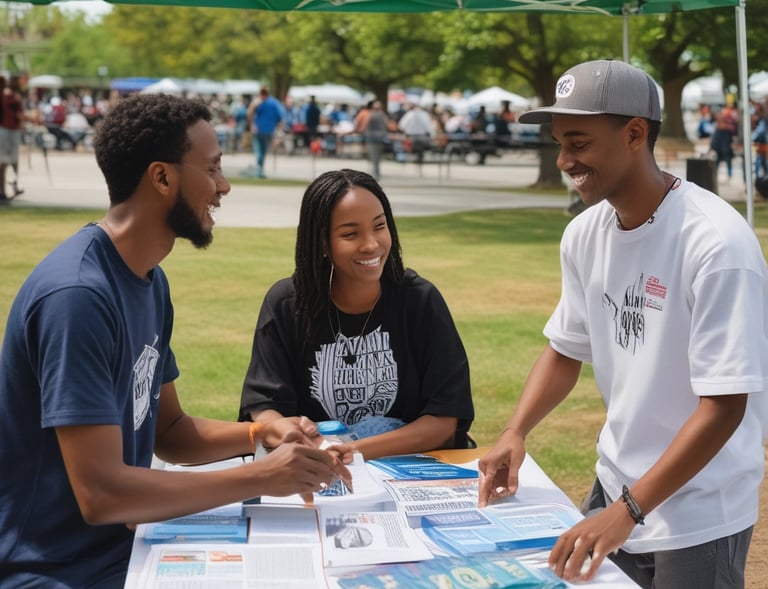 A green signboard features handwritten text that reads 'Sometimes it's alright not to be alright.' Below is information about a helpline, Samaritans, with a contact number and website. The background includes a dark, industrial-looking building with multiple floors and a metal fence.