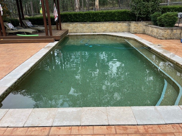 new sand filter with chlorinator and pool pump and motor installation