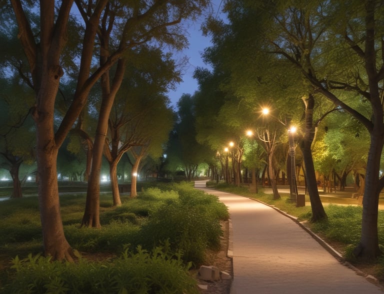 A vibrant commercial zone with local shops and friendly community atmosphere.