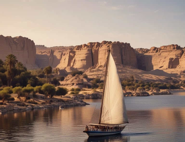 A man in a red shirt and black shorts standing in front of a row of