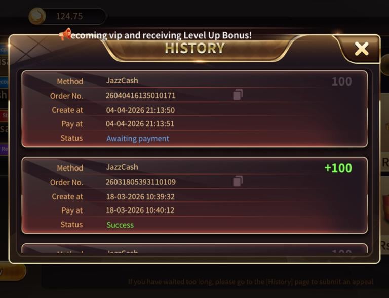 royal casino game deposit history of royal casino game