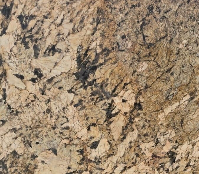 Alaska Gold granite tile in display in Lagos showroom