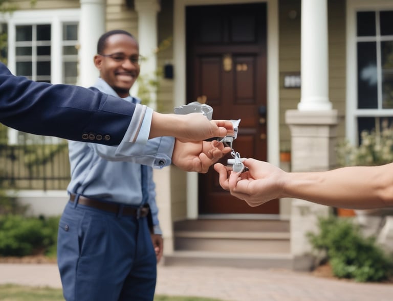 A group of residents sharing a meal together in a communal dining area.