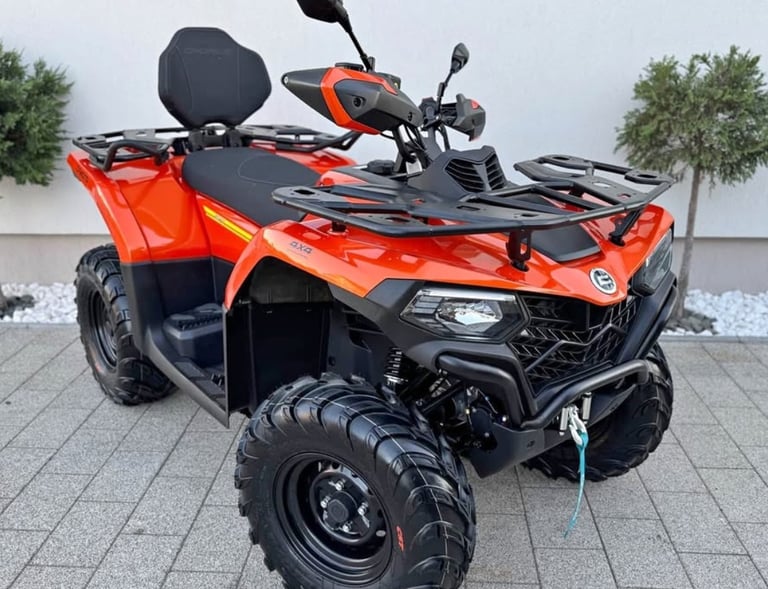 a red atv atv atv atv quad