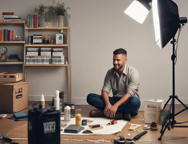 A group photo of the Mind Elevare team with influencers after a successful campaign launch.