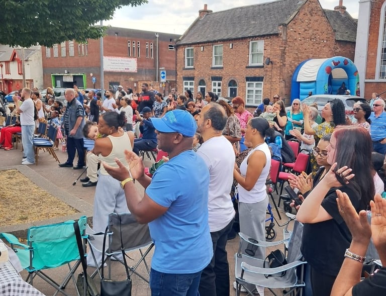 Outdoor Service on Morrisons Carpark opposite our church