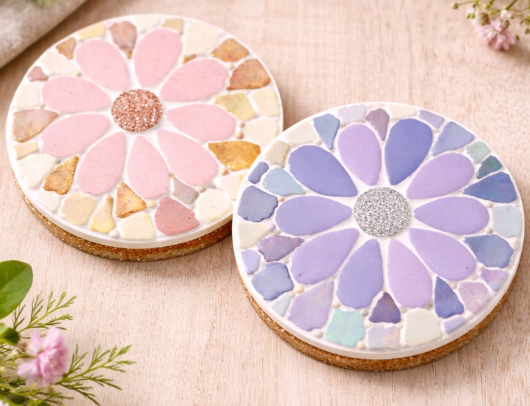 mosaic coaster wellbeing workshop