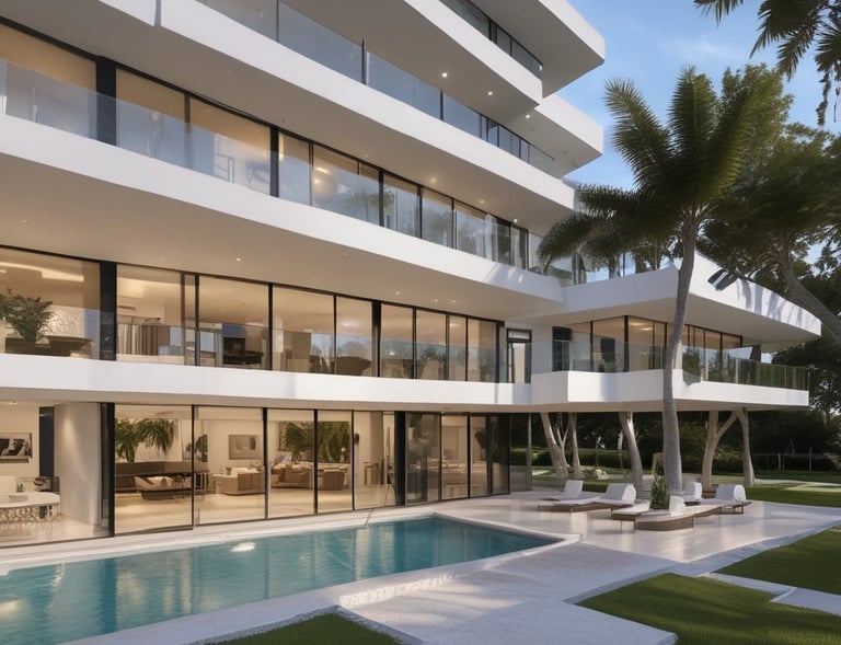 Smiling participants enjoying a mobile cycling class set up in a lush backyard.