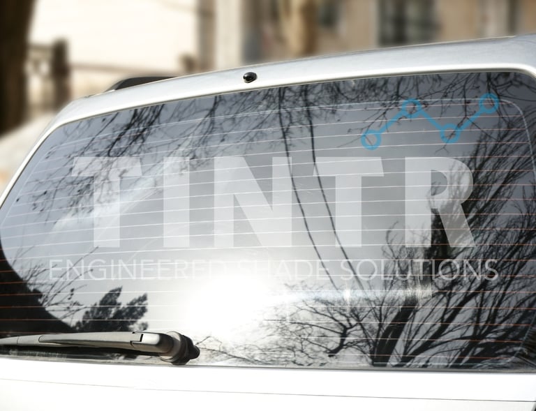 Nano ceramic car window tinting for UV protection