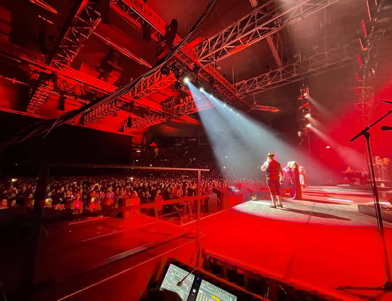 live concert in arena